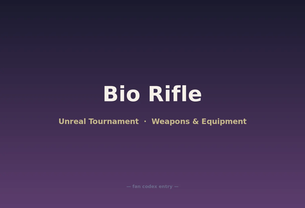 Bio Rifle